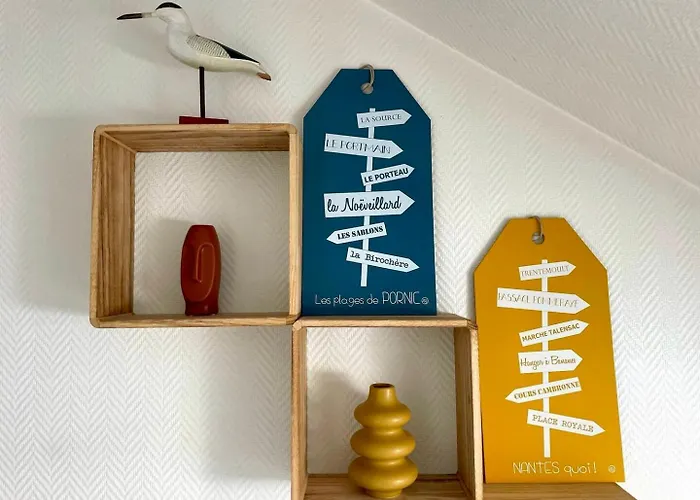 Apartmán Casa Cocon -charmant T3-plages, Centre Ville- 4 Personnes